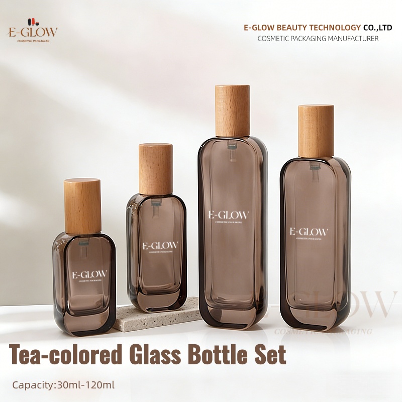 Luxury Skincare Serum - 【ロゴカスタム】1個入り高級フラットスクエア50ml 100mlスプレーガラスポンプボトル化粧品スキンケアガラス製美容液ローション50gクリームボトル