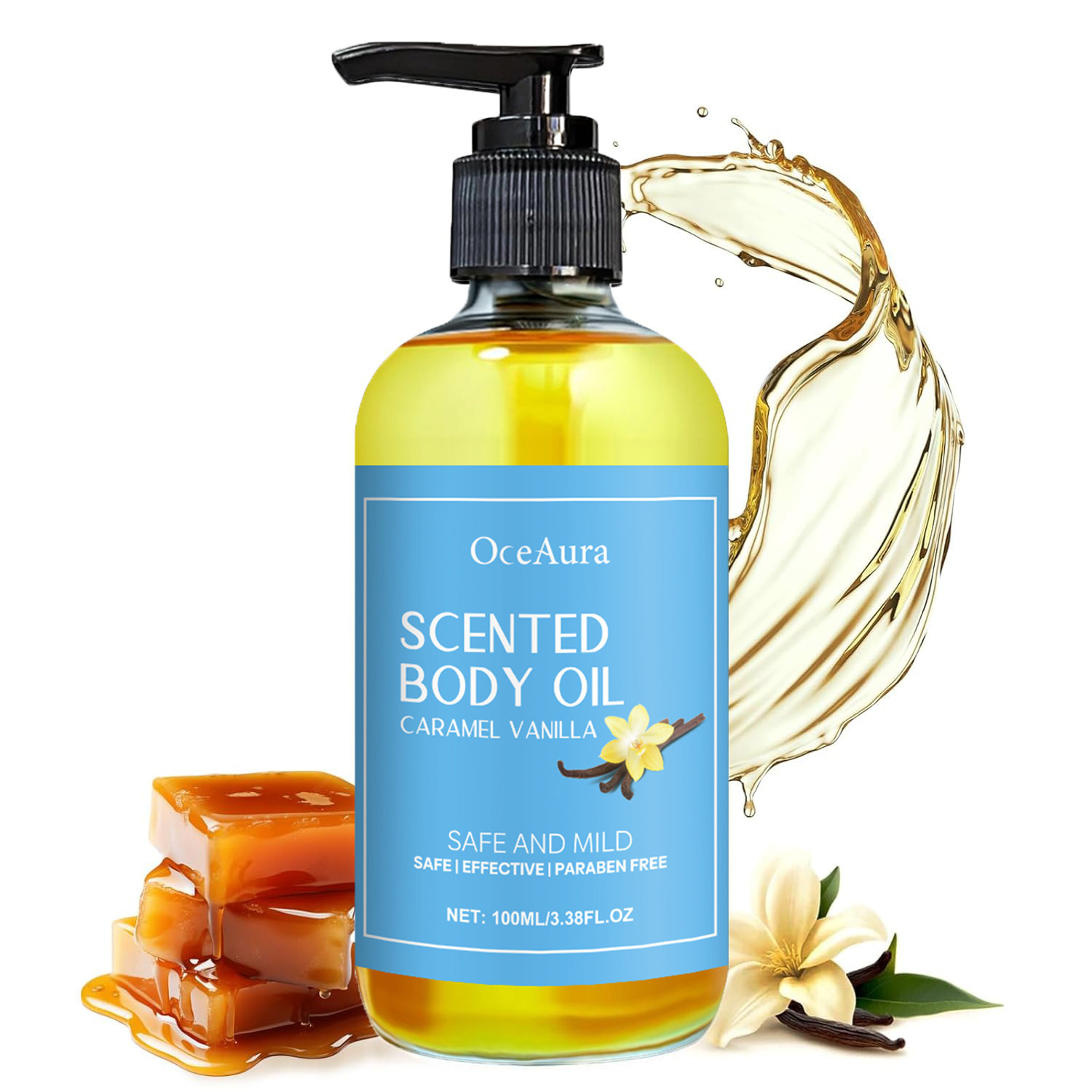 Luxury Skincare And Spa - マジック高級キャラメルバニラボディマッサージオイルボディマッサージ用保湿栄養スムージングスキンケア筋肉リラックススパオイル