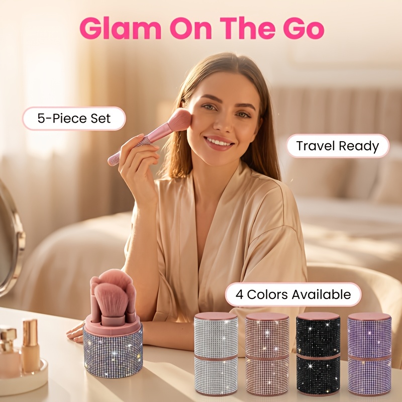 ラグジュアリーなラインストーン装飾の化粧ブラシ収納チューブ  - Luxury Skincare And Makeup Brands のレビューと価格