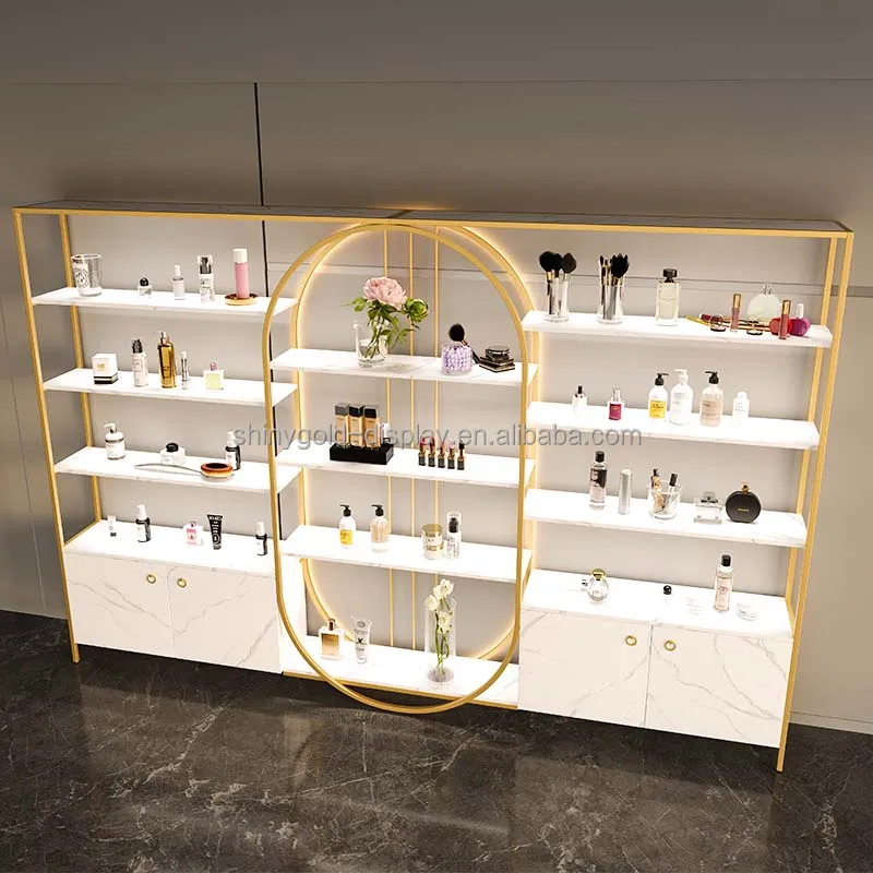 高級化粧品壁掛けディスプレイ、おしゃれな化粧品店ディスプレイ - Luxury Skincare Display のレビューと価格