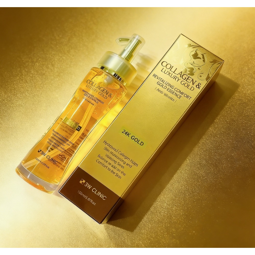 3WCLINIC コラーゲン＆ラグジュアリーゴールド24Kゴ - Luxury Skincare Serum のレビューと価格